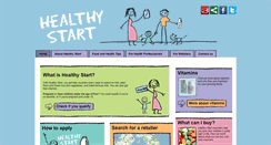 Desktop Screenshot of healthystart.nhs.uk